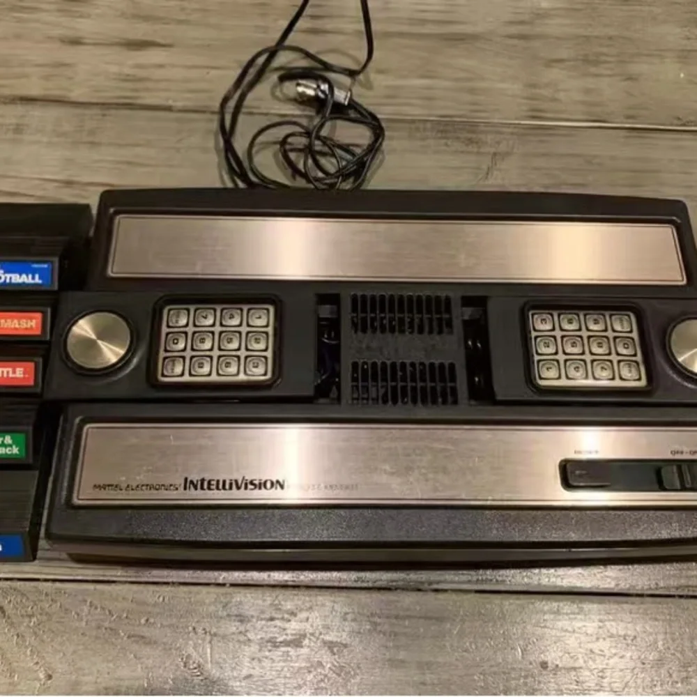Intellivision Gaming Console - Black and Silver